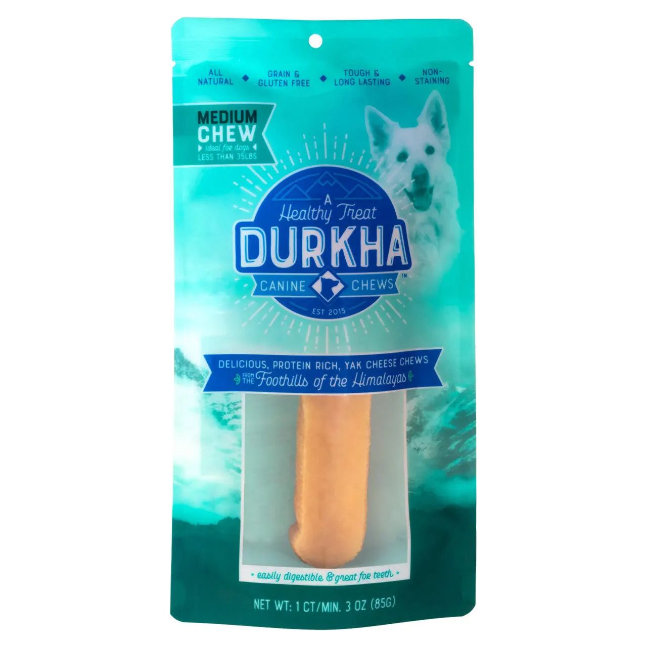 Durkha Himalayan Yak Cheese Chew Dog Treat Durkha