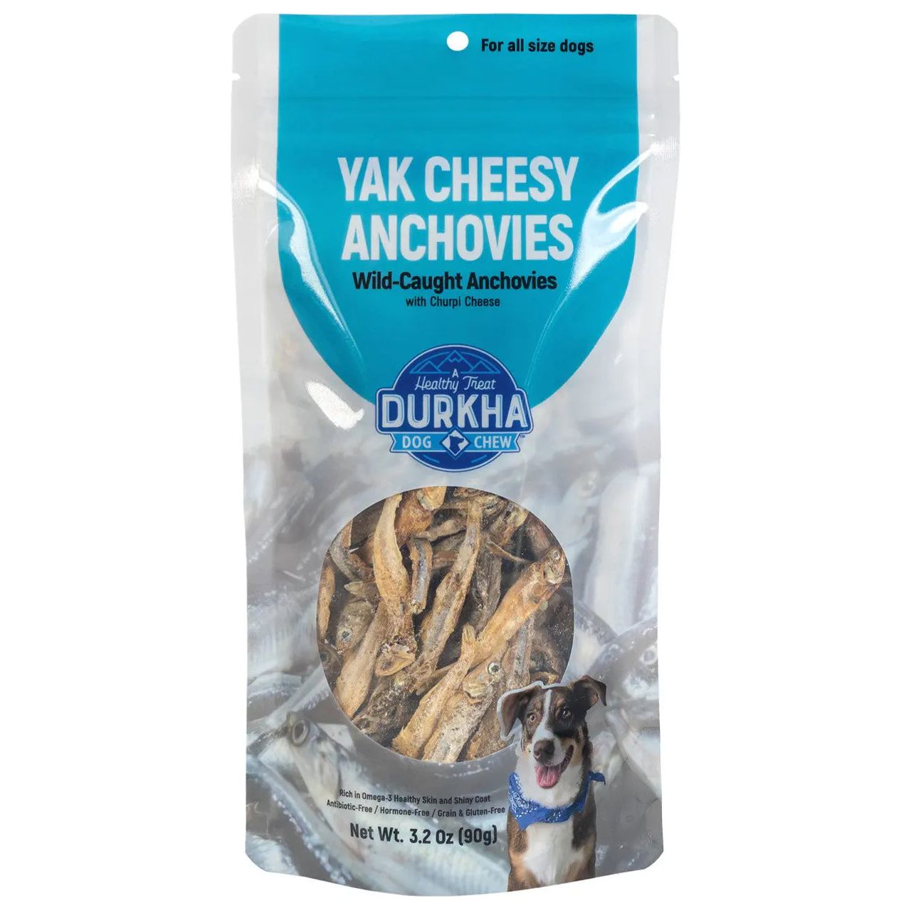 Durkha Yak Cheesy Anchovies Dog Treat Durkha