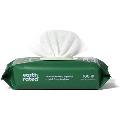 Earth Rated Dog Grooming Wipes 100ct. Earth Rated