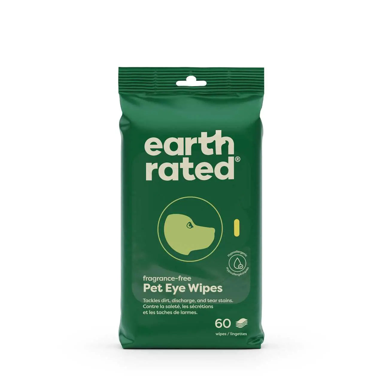 Earth Rated Pet Eye Wipes 60ct Earth Rated