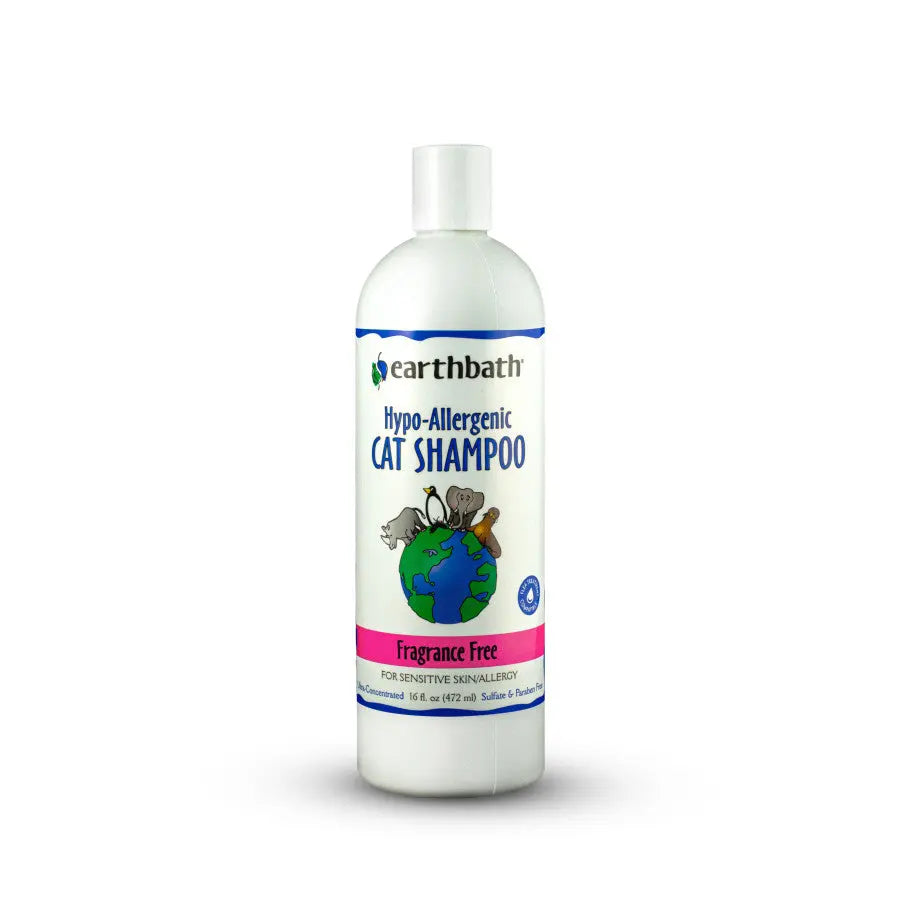 Earthbath Hypoallergenic Cat Shampoo, Fragrance Free Earthbath