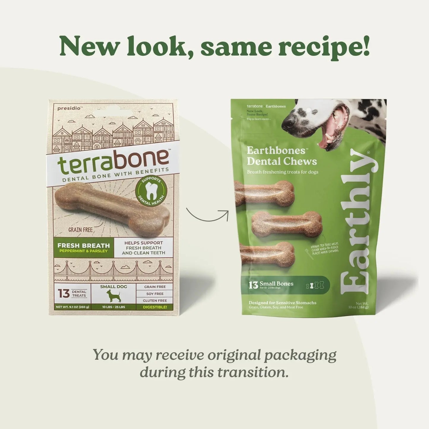 Earthbones Dental Chews For Dogs Presidio Natural