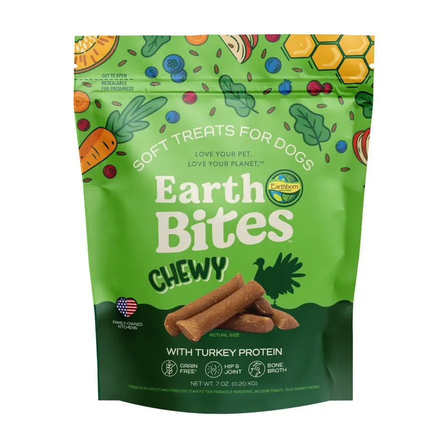 Earthborn Holistic EarthBites Chewy Soft Dog Treats 7 oz Earthborn Holistic