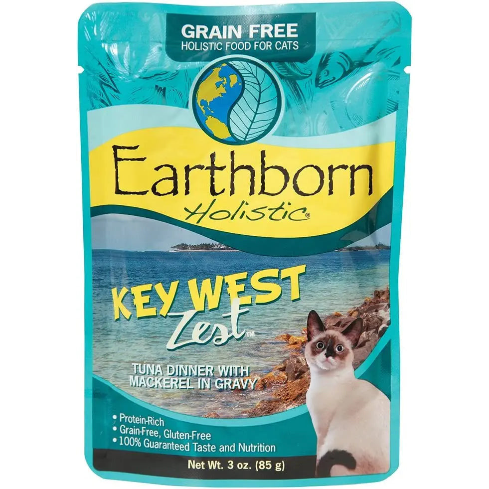 Earthborn Holistic Grain Free Key West Zest Wet Cat Food 24ea/3 oz Earthborn Holistic