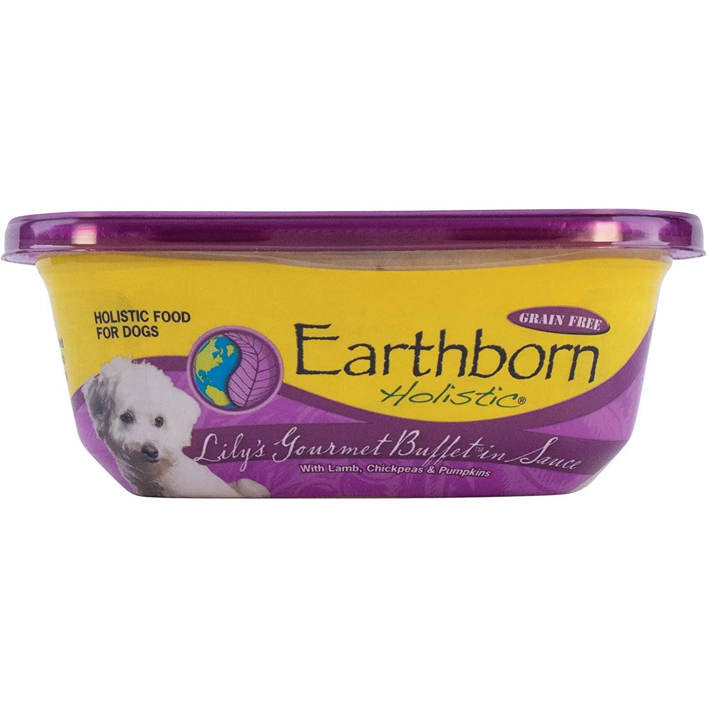 Earthborn Holistic Lily's Gourmet Buffet in Sauce Grain-Free Lamb Wet Dog Food 8ea/8 oz Earthborn Holistic