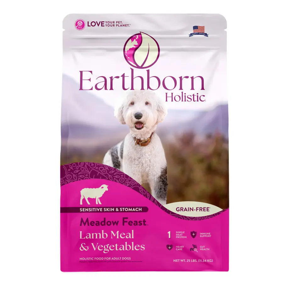 Earthborn Holistic Meadow Feast Lamb Meal & Vegetables Grain-Free Dry Dog Food Earthborn Holistic