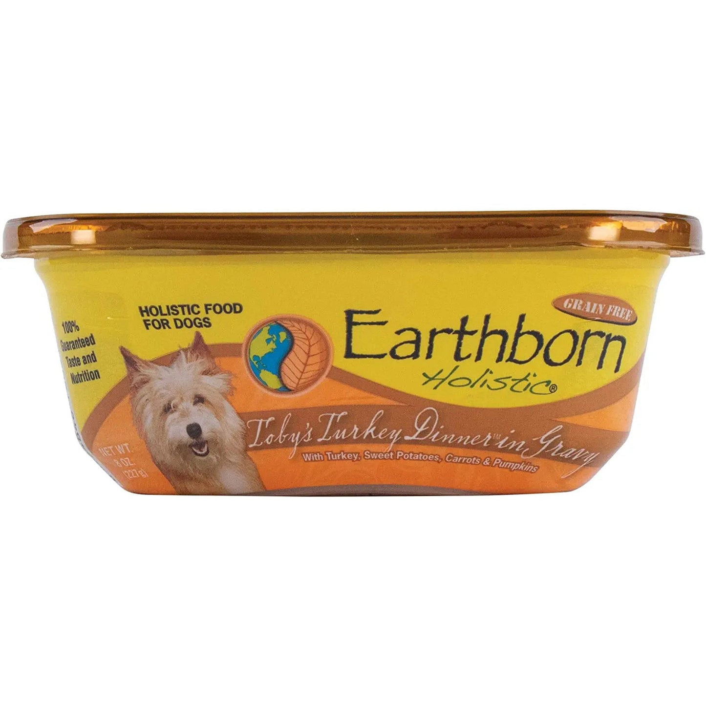 Earthborn Holistic Toby's Turkey Dinner in Gravy Grain-Free Wet Dog Food 8 oz, 8 pk Earthborn Holistic
