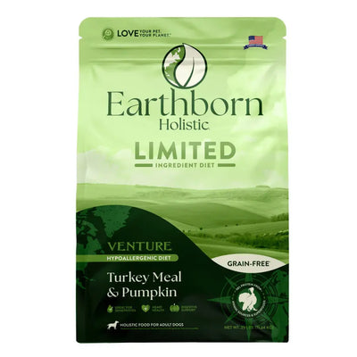 Earthborn Holistic Venture Limited Ingredient Turkey Meal & Pumpkin Grain-Free Dry Dog Food Earthborn Holistic