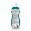 The back of a teal and white Espree 2in1 Hypoallergenic Dog Shampoo 20 oz bottle displays product details, directions, ingredients, and Espree logos in black text on a white label.