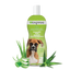 A 20 oz green bottle of Espree 2in1 Intense Itch Relief Dog Shampoo features a brown and white dog and aloe vera leaves on the label. This natural Espree shampoo gently soothes your pet’s skin.