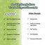 A comparison chart shows Espree 2in1 Intense Itch Relief Dog Shampoo’s benefits—aloe vera, no harsh chemicals, tearless, made in the USA—versus other brands lacking these natural features.
