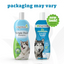 Two bottles of Espree 2in1 Simple Shed Dog Shampoo 20 oz are shown with different packaging, each featuring a husky and benefit highlights. A label notes packaging may vary. Great for reducing pet shedding. Brand: Espree.