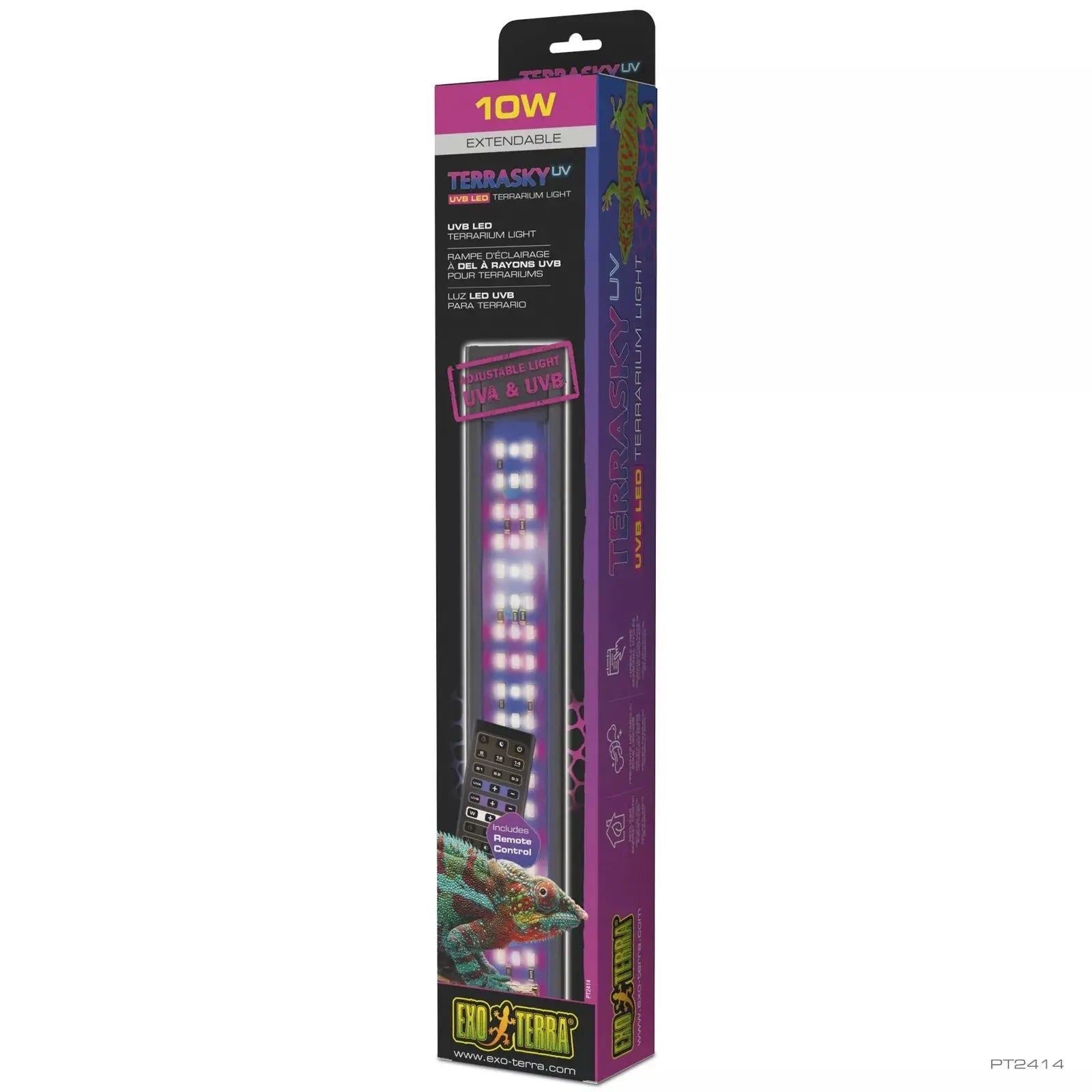 Exo Terra Terra Sky UV LED Terrarium Light with Remote 10W Exo Terra