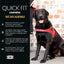 EzyDog Premium Quick Fit Adjustable No-Pull Dog Harness EZY Dog