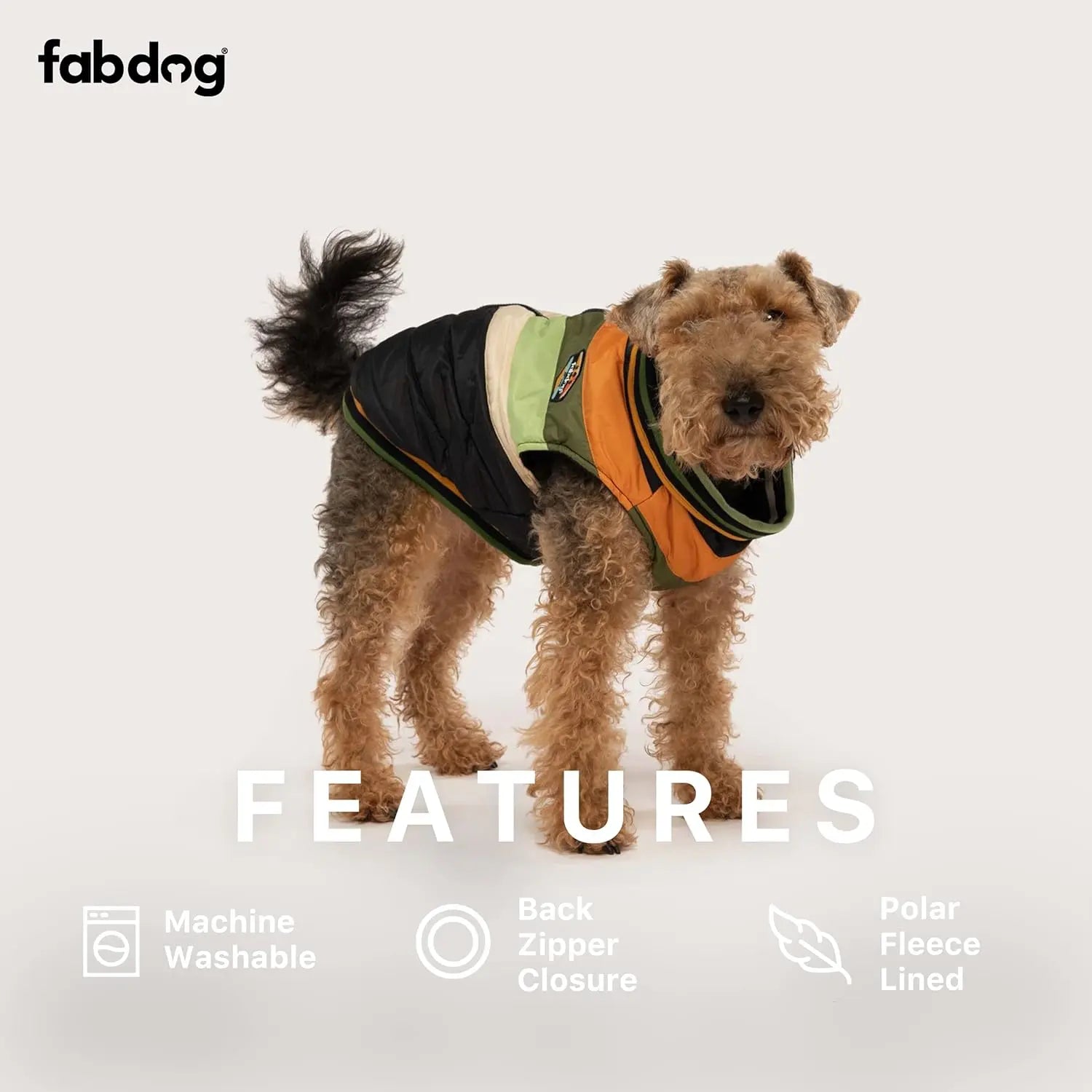 Fabdog Chevron Dog Coat Fabdog