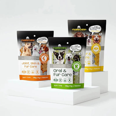 Fabrechew Hypoallergenic Cricket Dental Dog Treats Puppia