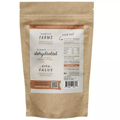 Farm Hounds Natural Dehydrated Beef Spleen Treat for Dogs Farm Hounds