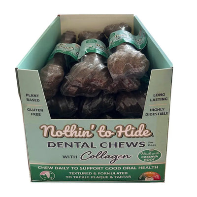 Fieldcrest Farms Nothin' to Hide Beef Flavor Dental Bone Collagen Dog Chew Fieldcrest Farms