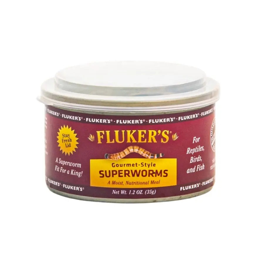 Fluker's Gourmet-Style Canned Superworms 1.2 oz Fluker s