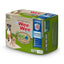 A package of Four Paws Wee-Wee Superior Performance Eco Bamboo Dog Pee Pads features dog and puppy images, highlights sustainable bamboo, a leak-proof system, 50 pads per pack, and is made with 50% recycled materials.