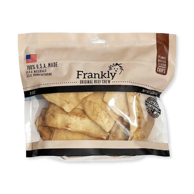Frankly Pet Chips Peanut Butter Dog Chew 8oz Frankly Pet
