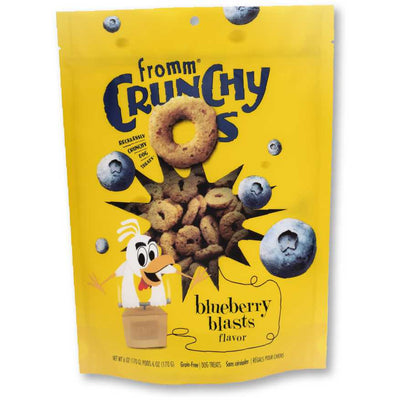 Fromm Crunchy O's Dog Blueberry Blasts Flavor Treats 6 oz Fromm