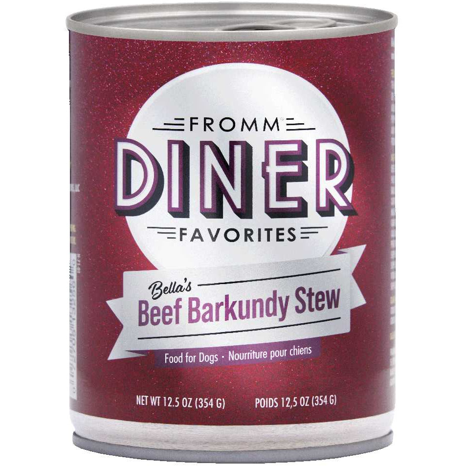 Fromm Diner Favorites Bella's Beef Barkundy Stew Wet Food for Dogs 12 / 12.5 oz Fromm
