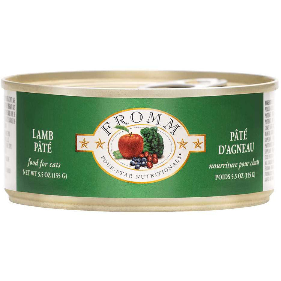 Fromm Four Star Nutritionals Lamb Pate Wet Cat Food 12 / 5.5 oz Fromm