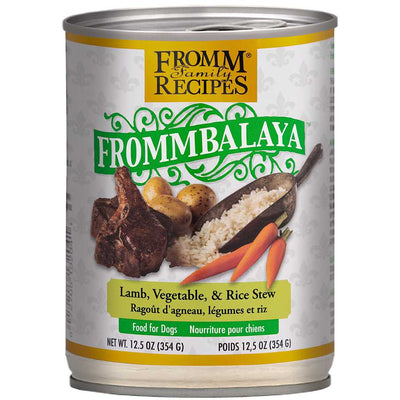 Fromm Frommbalaya Lamb Vegetable Rice Stew Dog Food Wet 12 / 12.5 oz Fromm