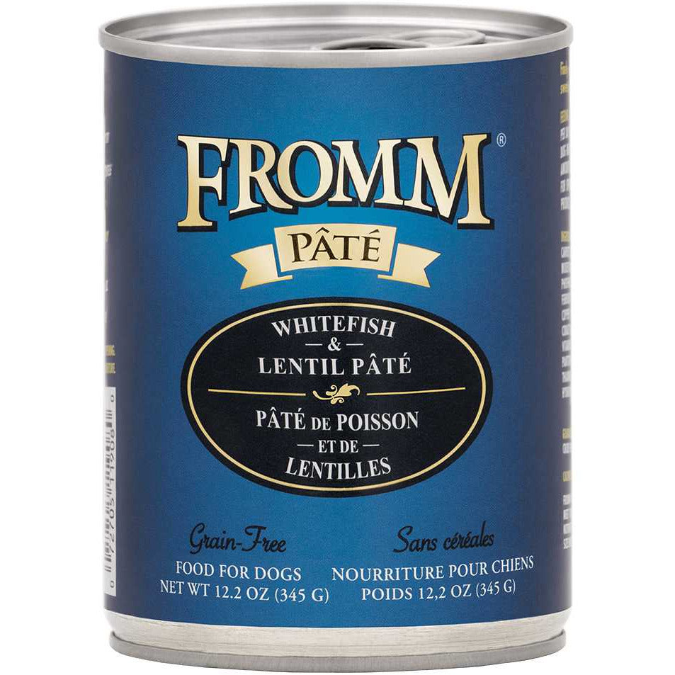 Fromm Pate  Whitefish & Lentil Canned Food for Dogs 12 / 12.2 oz Fromm
