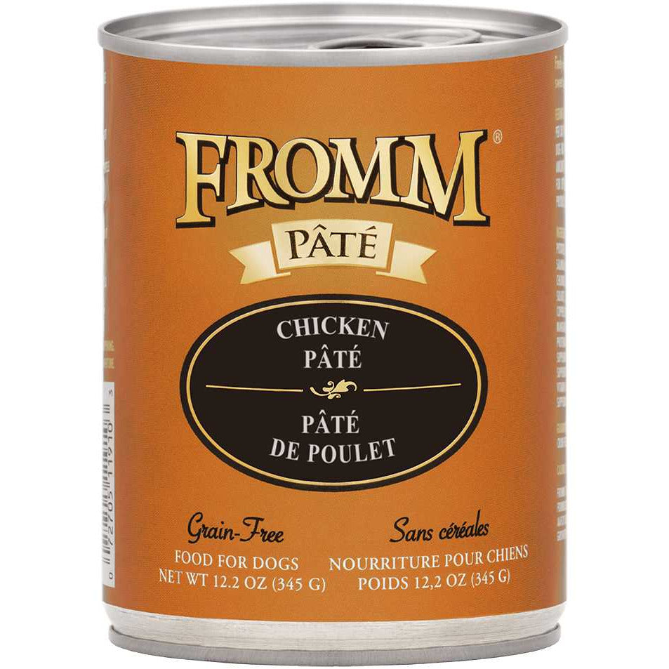 Fromm Pate Chicken Grain Free Canned Dog Food 12 / 12.2 oz Fromm