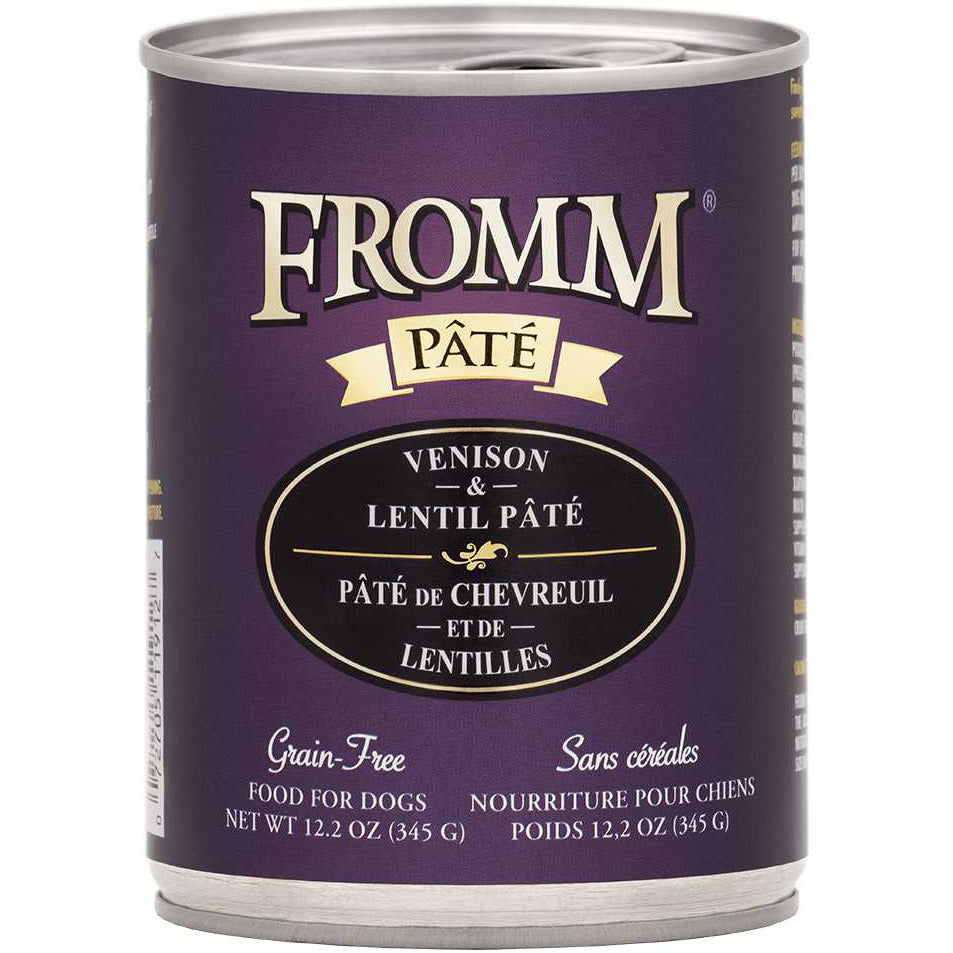 Fromm Pate Venison & Lentil Wet Food for Dogs 12 / 12.2 oz Fromm