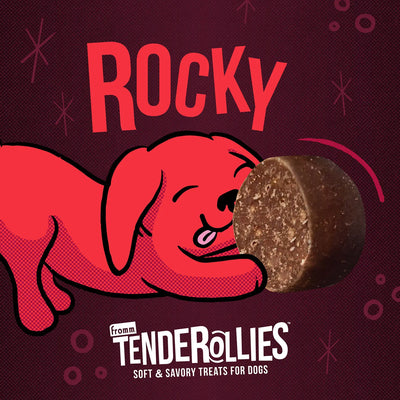 Fromm Tenderollies Beef-a-Rollie Flavor Soft & Savory Treats for Dogs 8 oz Fromm