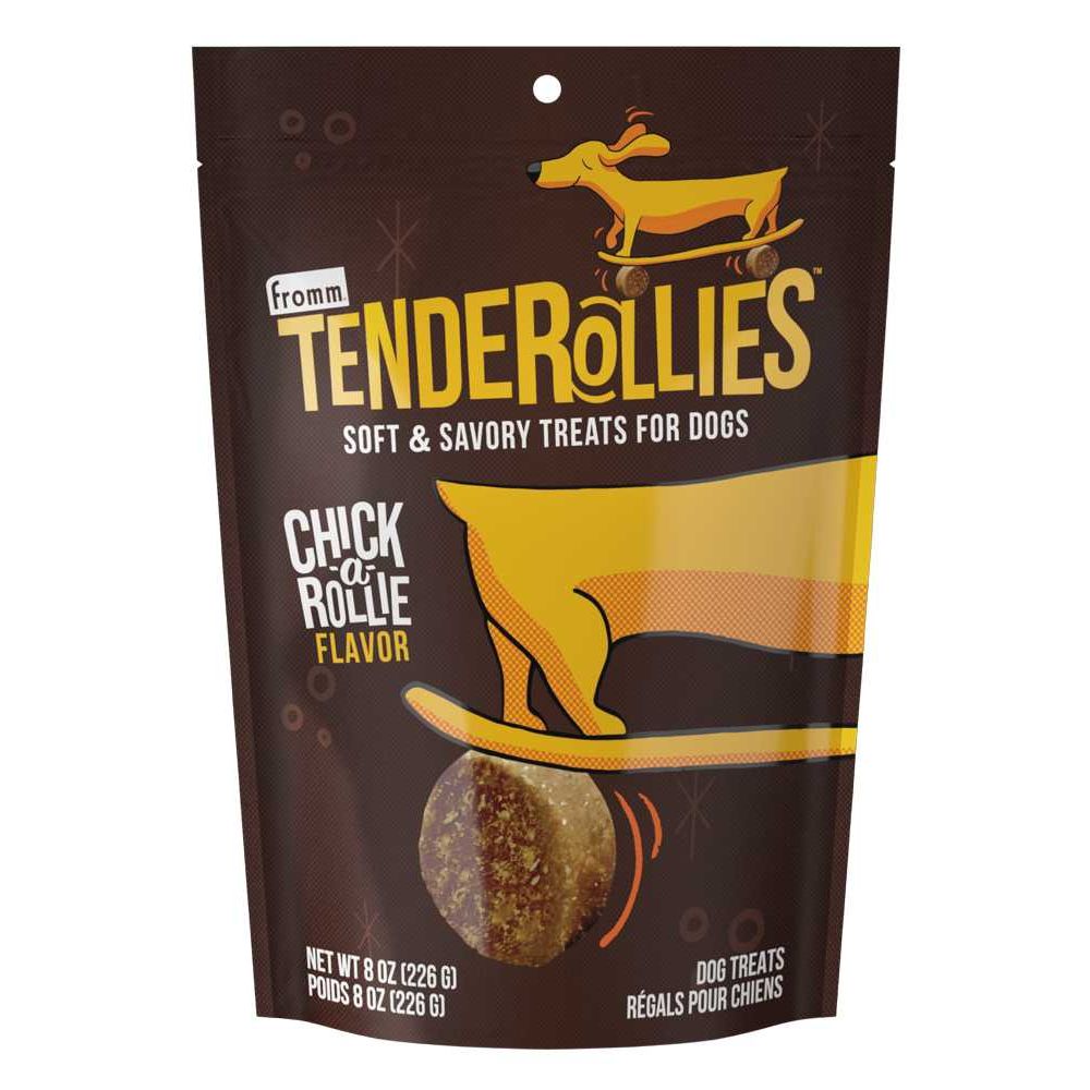 Fromm Tenderollies Chick-a-Rollie Flavor Soft & Savory Treats for Dogs 8 oz Fromm