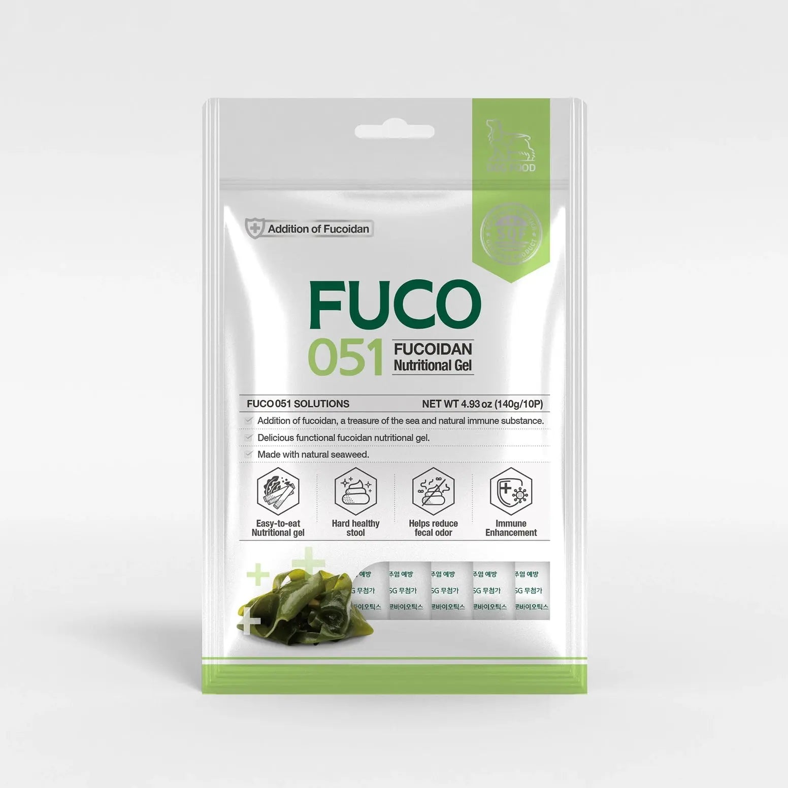 Fucoidan Natural Seaweed Chew, Gel, Dog Treats Puppia