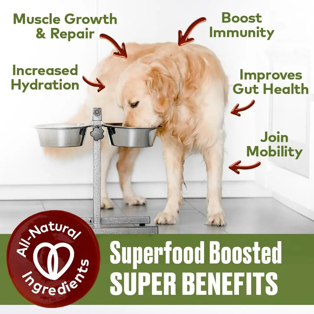 Furvor Mobility Support Beef Bone Broth Healthy Dog Food Topper Furvor