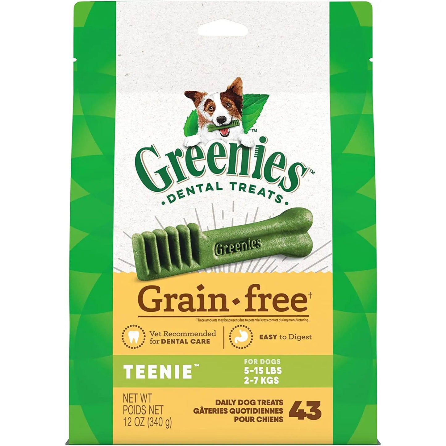 GREENIES Original Natural Dog Dental Care Chews Oral Health Dog Treats Greenies