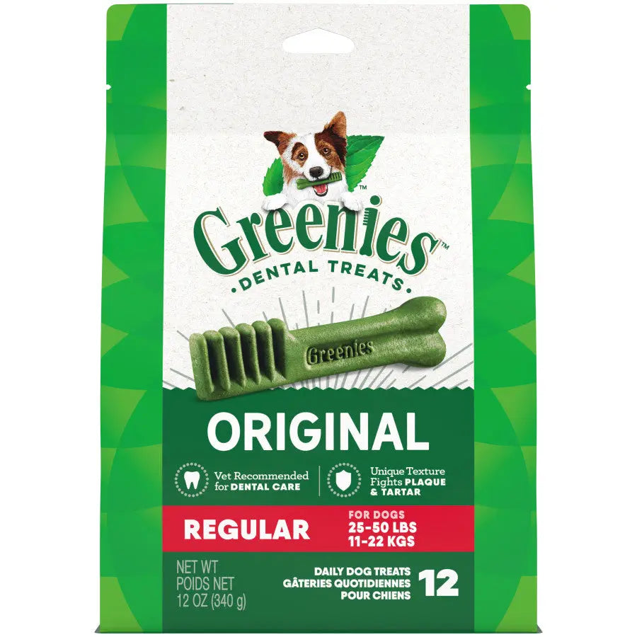 GREENIES Original Natural Dog Dental Care Chews Oral Health Dog Treats Greenies