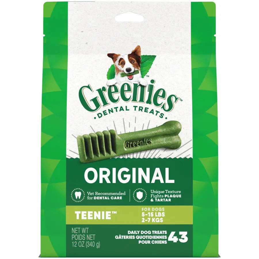 GREENIES Original Natural Dog Dental Care Chews Oral Health Dog Treats Greenies