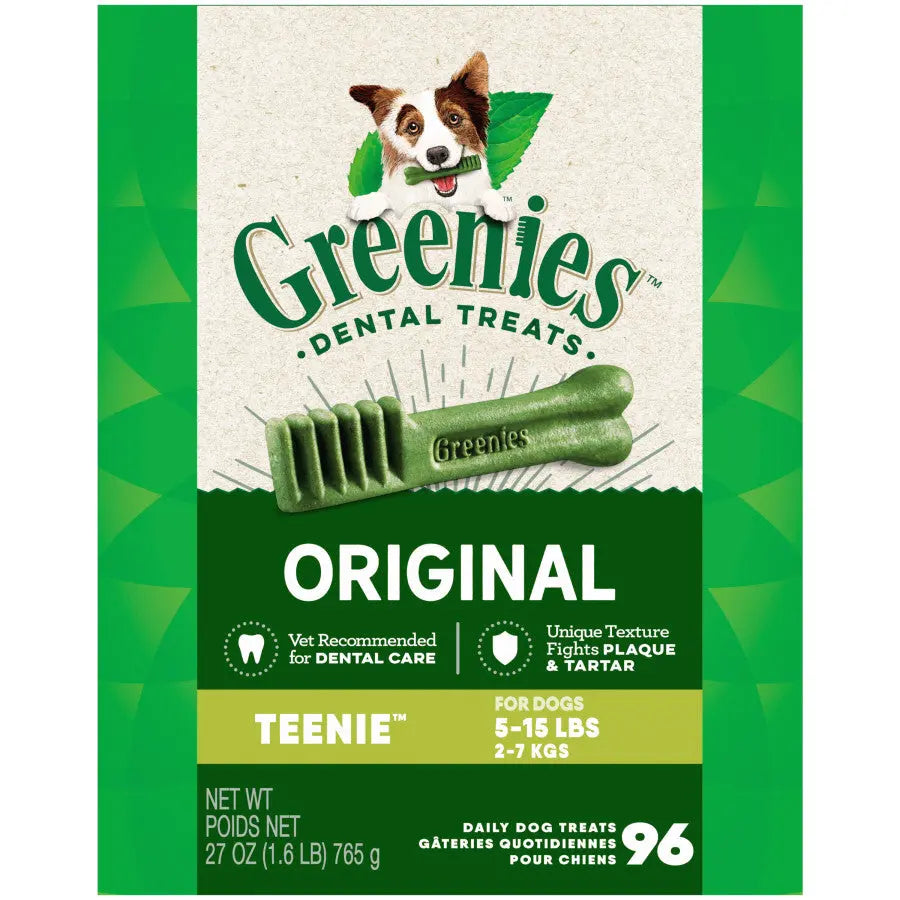 GREENIES Original Natural Dog Dental Care Chews Oral Health Dog Treats Greenies