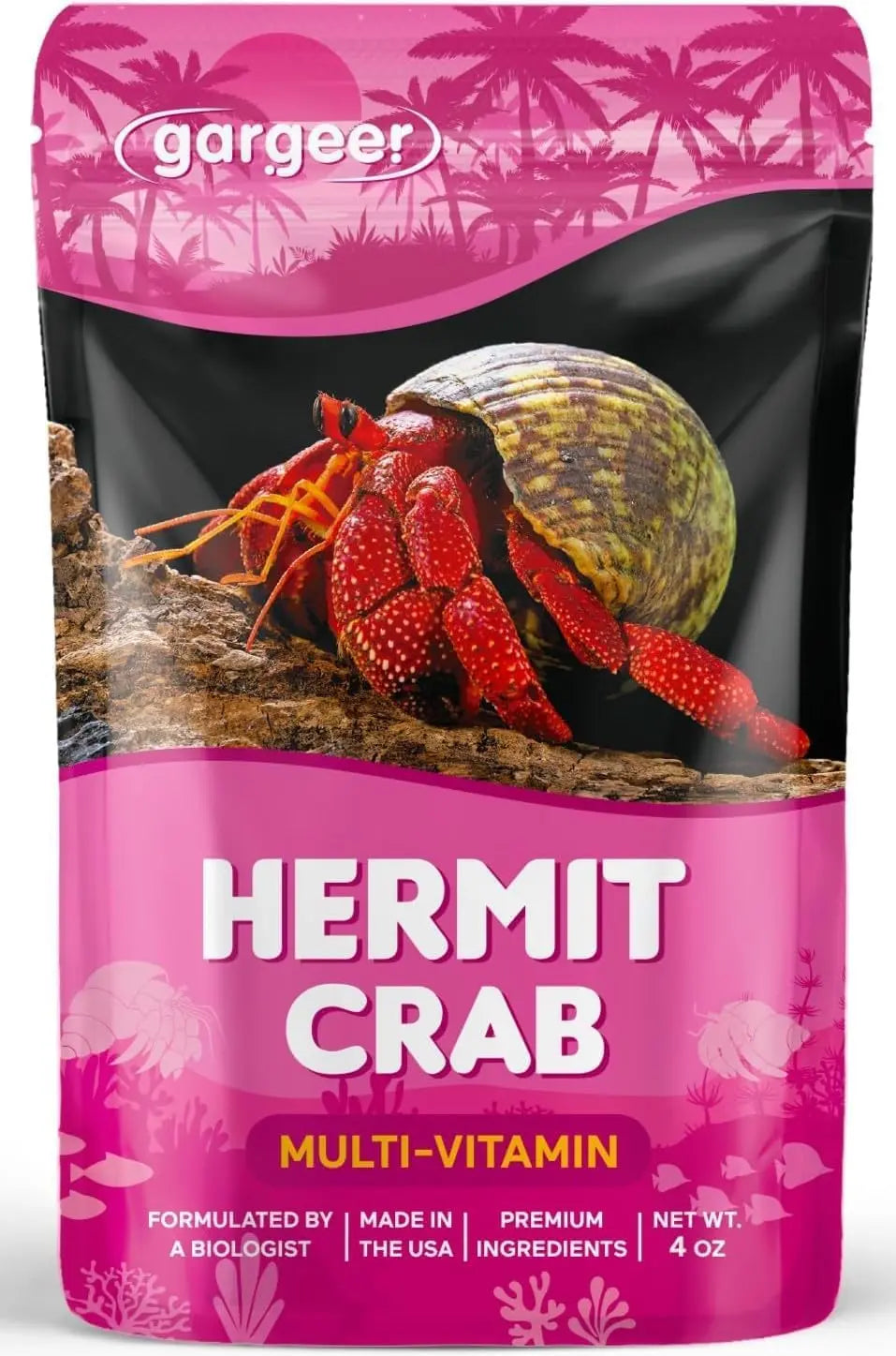 Gargeer Hermit Crab Multi-Vitamin Supplement 4oz Gargeer