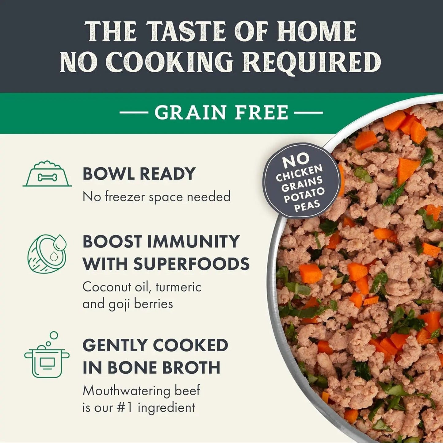 Gently Cooked Duck & Kale Recipe Pouches For Dogs 9oz Health Extension