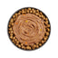 A bowl of brown dry kibble surrounds a swirl of Petcurean Pet Foods Go! Solutions Booster Immune Health Tuna Pate Wet Cat Food, with visible veggies in the center, viewed from above on a white background.