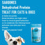 Granville Dehydrated Protein Sardines Treat For Dogs & Cats 7.4 oz Granville