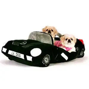 Haute Diggity Dog Furcedes Car Bed Squeaker Dog Toy Soft, Washable Dog Bed Haute Diggity Dog