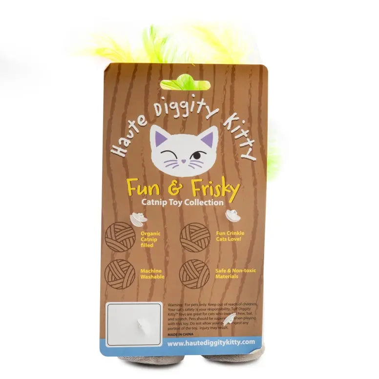 Haute Diggity Dog White Paw Mango & Lime Organic Catnip Toys Haute Diggity Dog