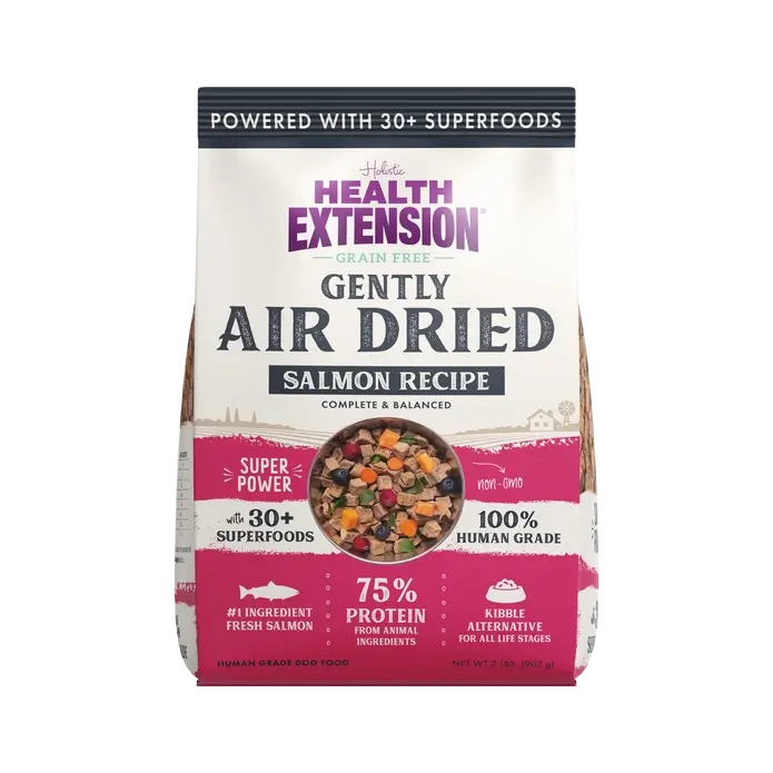 Health Extension Gently Air Dried Salmon Recipe Dog Food 2lb Health Extension