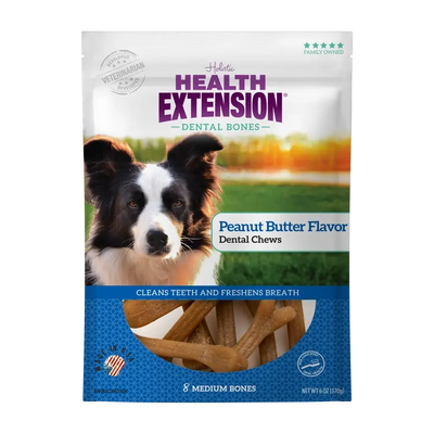 Health Extension Peanut Butter Flavor Dental Bones Health Extension