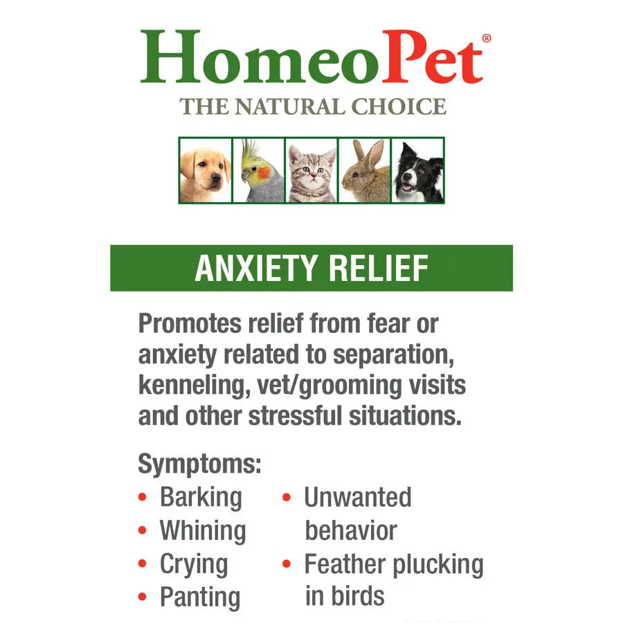 Homeopet® Anxiety Relief for Pets 15 Ml Homeopet®