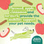 Honest To Goodness™ Plant Snacks Happy Feet Apple & Cinnamon Recipe Dog Treats 8oz Honest To Goodness
